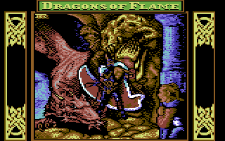 Dragons of Flame screenshot 2 for Commodore 64